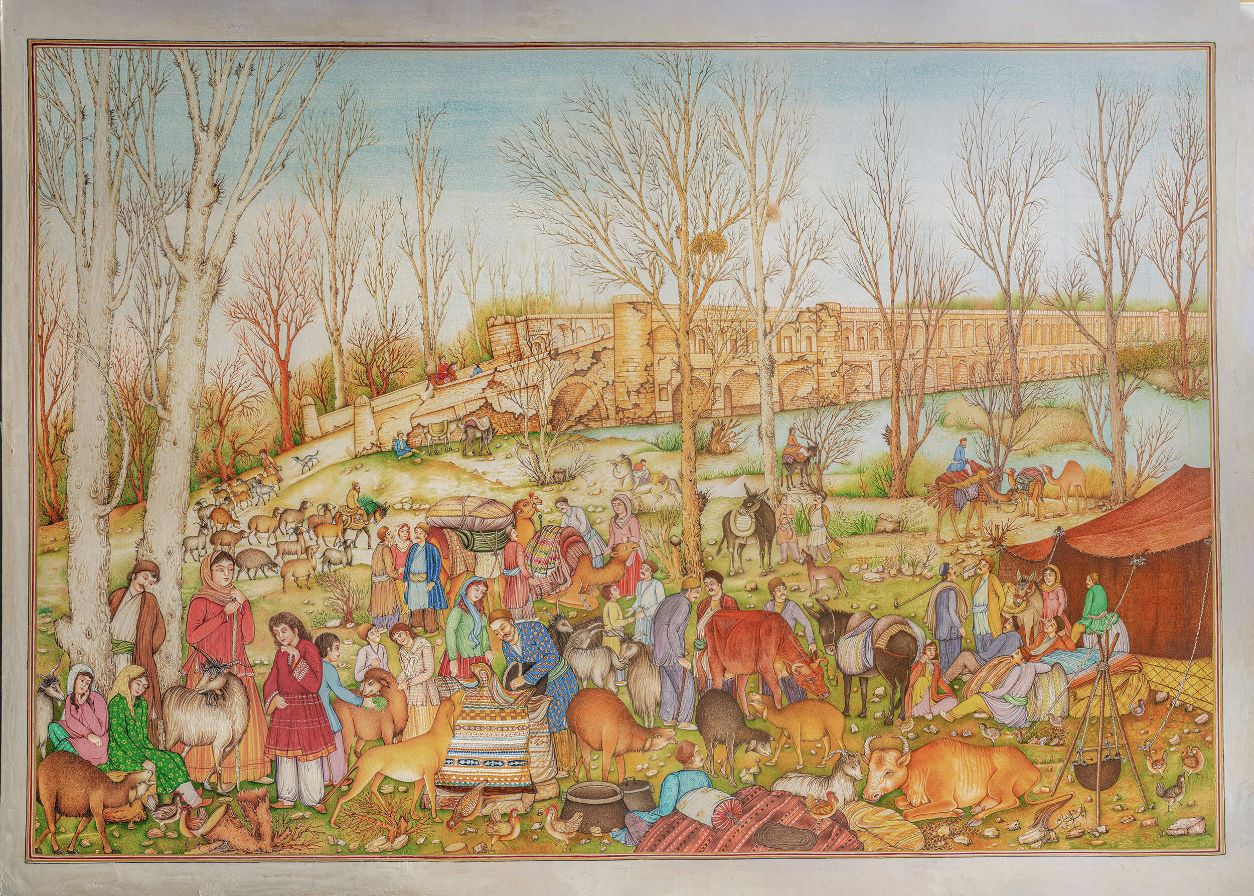 تابلو ایلیات | امان اله عباسی | دالپی