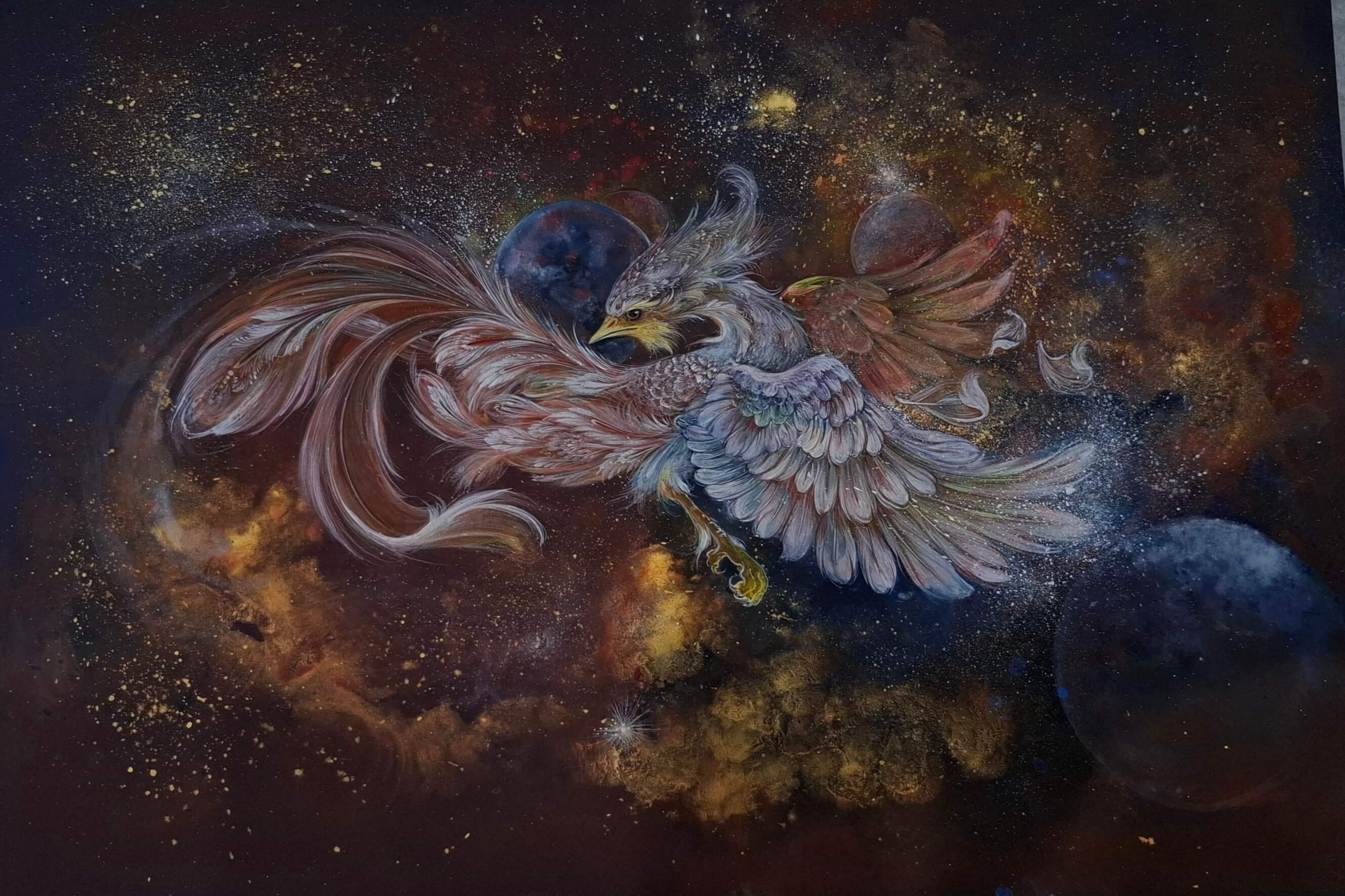 تابلو غرور اثر سیده ندا سید اشرفی