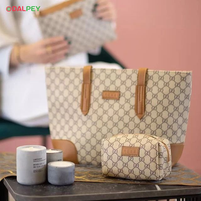 مشخصات، قیمت و خرید کیف چرم زنانه 3 تیکه