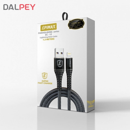 کابل شارژر و دیتا آیفون EC-12 طول 1.2 متر