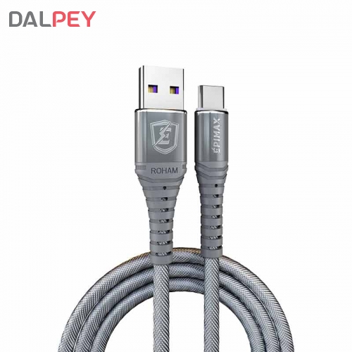 کابل شارژر و دیتا تایپ سی EC-11 طول 1.2 متر