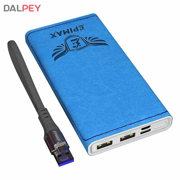 پاوربانک 10.000 میلی آمپر چرم مدل EP-17