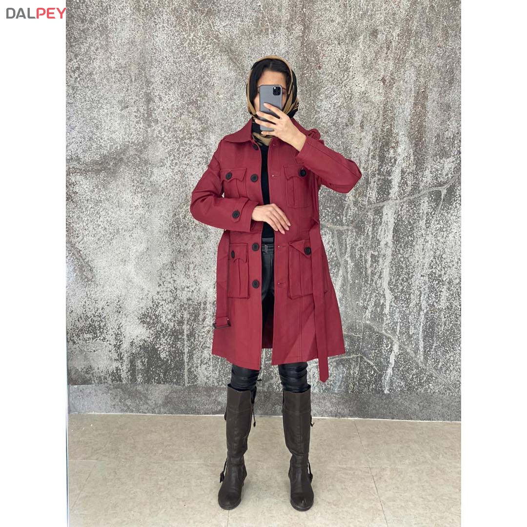 پالتو چرم کد 1004