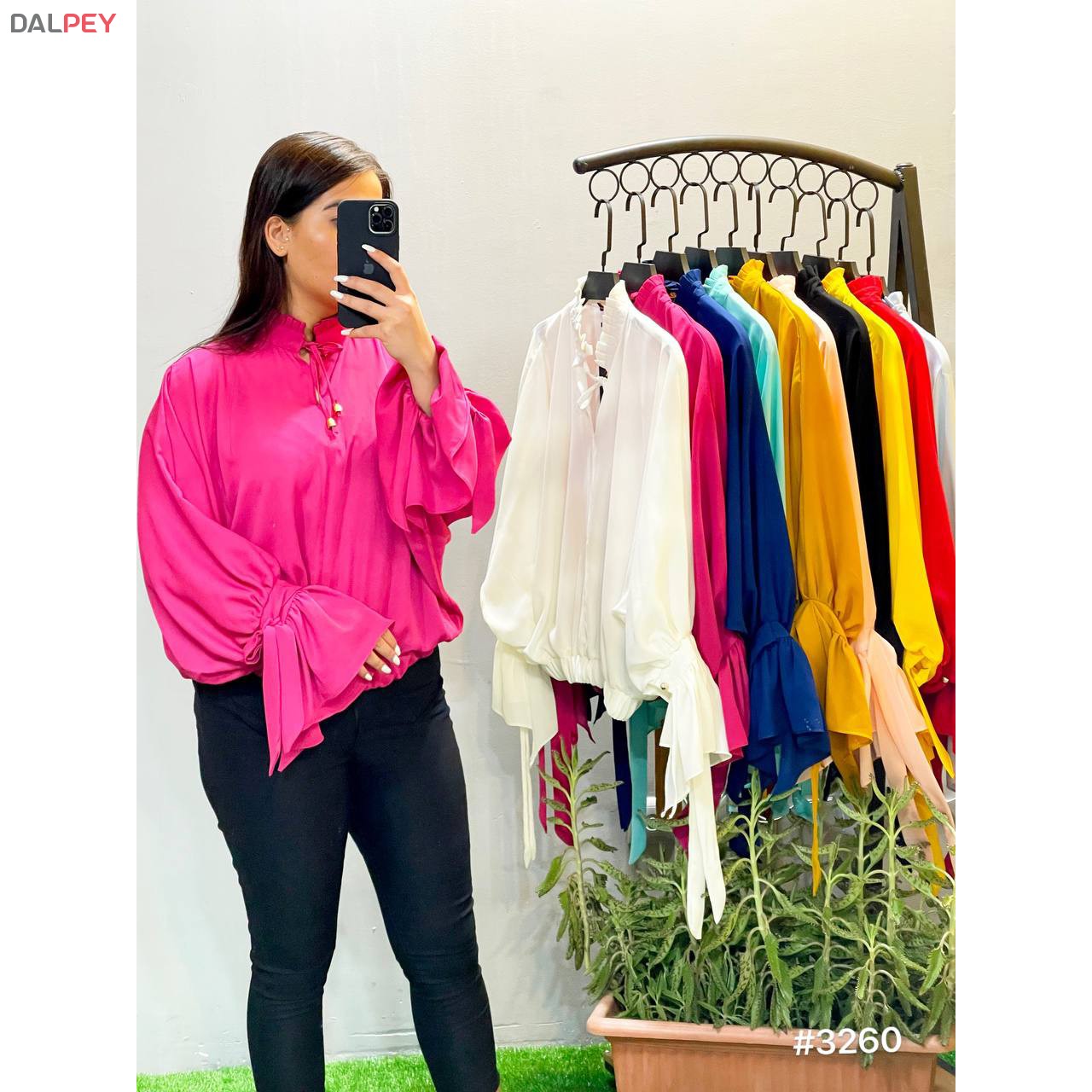 شومیز نیم تنه ساره تولیدی سیدا