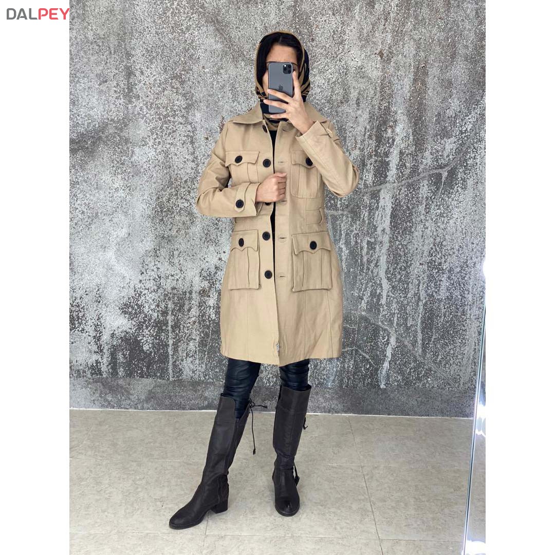 پالتو چرم کد 1004