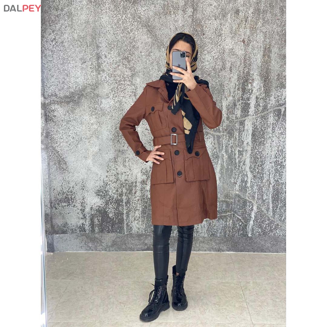 پالتو چرم کد 1004