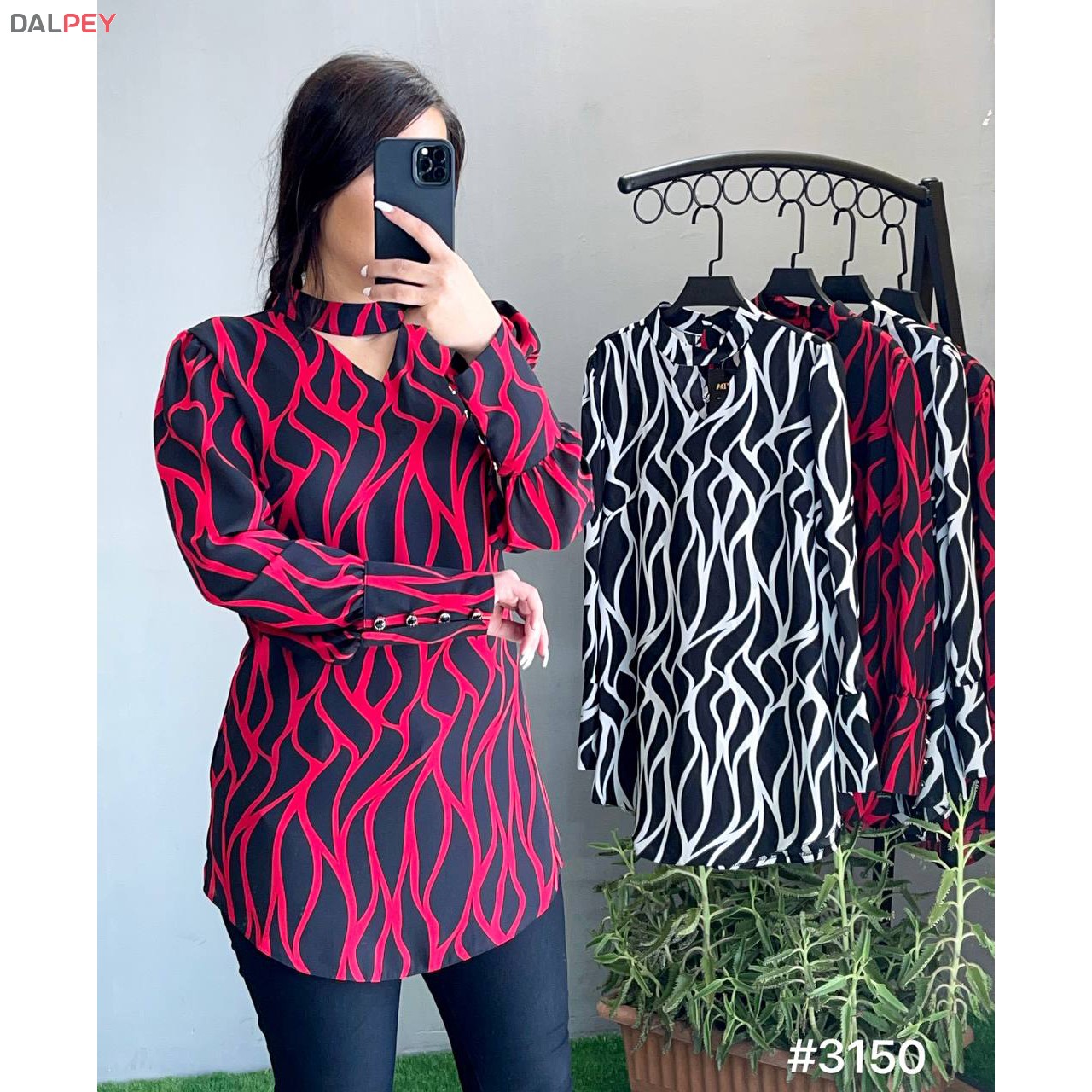 شومیز دخترانه طرح یلدا تولیدی سیدا