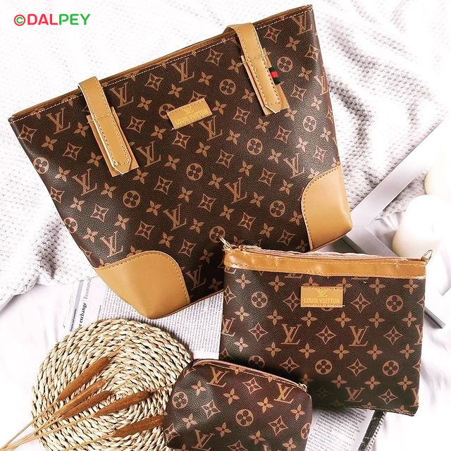 کیف چرم دخترانه 3 تیکه لویی ویتون | فروشگاه اینترنتی دالپی