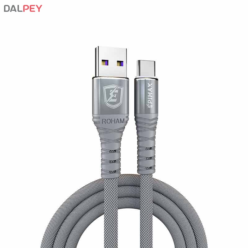 کابل شارژر و دیتا تایپ سی EC-02 طول 1.2 متر