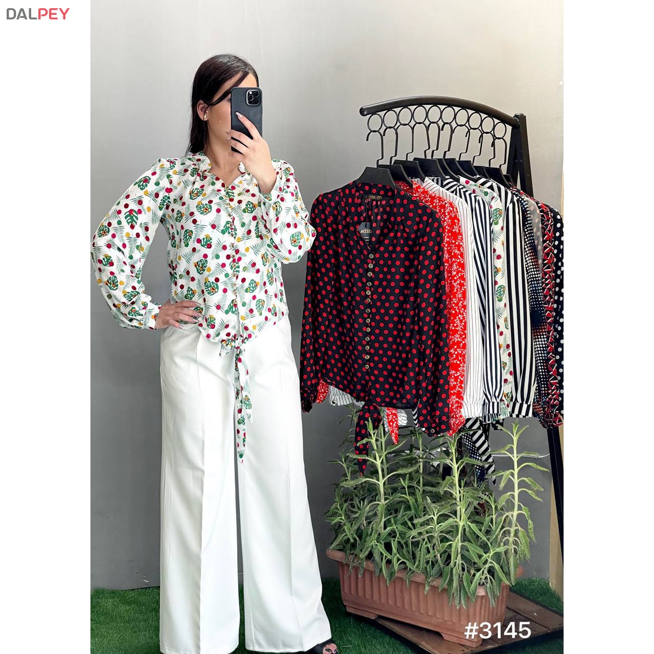 شومیز اسو محصول تولیدی سیدا در انواع طرح، رنگ و سایز